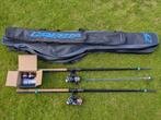 Te koop complete set Cresta Blackthorne Feeders 3,90 meter, Watersport en Boten, Ophalen of Verzenden, Zo goed als nieuw, Werphengel