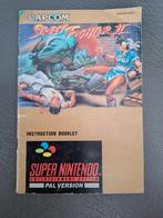 Handleiding voor Streetfighter 2 SNES, 2 spelers, Ophalen of Verzenden, Gebruikt, Vanaf 3 jaar