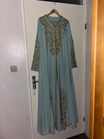 Turquoise Takchita, Ophalen of Verzenden, Zo goed als nieuw, Kleding, Maat 42/44 (L)