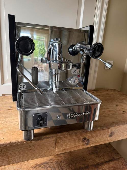 Oldschool Vibiemme Domobar set met molen en filter, Witgoed en Apparatuur, Koffiezetapparaten, Zo goed als nieuw, Espresso apparaat