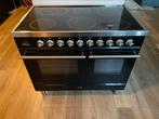 Luxe 100cm keramisch Boretti fornuis! Zwart - 2 ovens!, Witgoed en Apparatuur, Kookplaten, Keramisch, Ophalen of Verzenden, Zo goed als nieuw