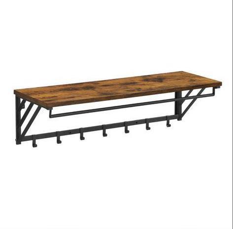 Leen Bakker Wandkapstok met plank, Huis en Inrichting, Woonaccessoires | Kapstokken, Nieuw, Wandkapstok, Minder dan 100 cm, Hout