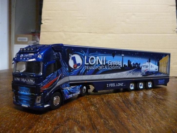 Tekno Volvo FH4 Loni Trucking, Hobby en Vrije tijd, Modelauto's | 1:50, Nieuw, Bus of Vrachtwagen, Tekno, Ophalen of Verzenden