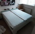 Compleet tweepersoonsbed: Auping, Wellpur, bedframe, Huis en Inrichting, Slaapkamer | Bedden, Ophalen, Verstelbaar, 90 cm, Wit