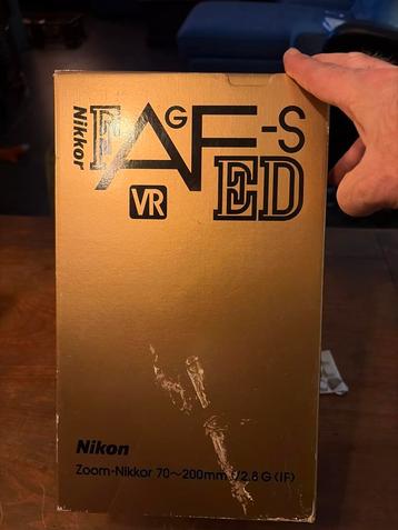 Nikon AF-S 70-200mm f/2.8 G VR Zoomlens beschikbaar voor biedingen