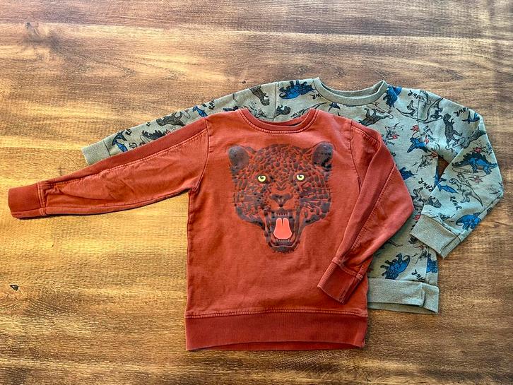 2 warme truien maat 122, Kinderen en Baby's, Kinderkleding | Maat 122, Gebruikt, Jongen, Trui of Vest, Ophalen of Verzenden