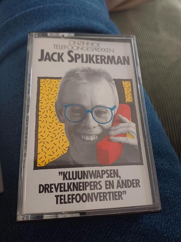 Jack Spijkerman - Onzinnige Telefoongesprekken Cassette, Cd's en Dvd's, Cassettebandjes, Zo goed als nieuw, Origineel, Humor en Cabaret
