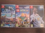 Nintendo Switch Games: Go Vacation, Lego Worlds, FIFA 18, Avontuur en Actie, Verzenden, 1 speler, Zo goed als nieuw