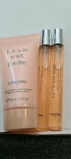 La vie est belle eau de parfum 2x10ml en 50ml bodylotion, Ophalen of Verzenden, Nieuw