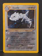 Steelix 15 1st edition LP, Ophalen of Verzenden, Gebruikt, Losse kaart, Foil