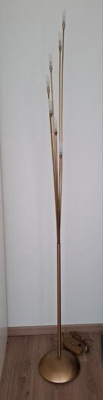 Design Halogeen Vloerlamp met vloerdimmer, Ophalen, Zo goed als nieuw, Glas, 150 tot 200 cm