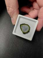 2 kleurig toermalijn schijfje, Sieraden, Tassen en Uiterlijk, Edelstenen, Ophalen of Verzenden, Nieuw