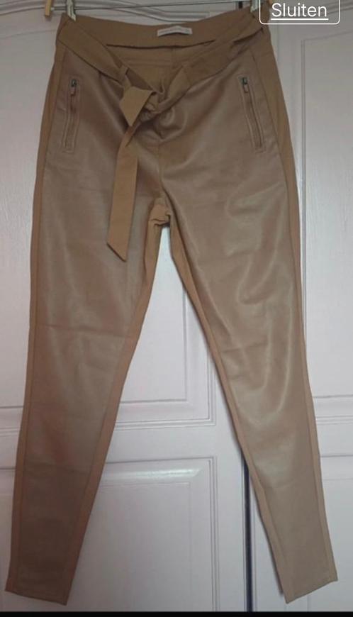 Studio Anneloes  Margot Leather Trousers - caramel XL, Kleding | Dames, Broeken en Pantalons, Zo goed als nieuw, Maat 46/48 (XL) of groter