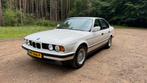 BMW E34 535i sedan unieke staat., Automaat, Achterwielaandrijving, Zwart, Wit
