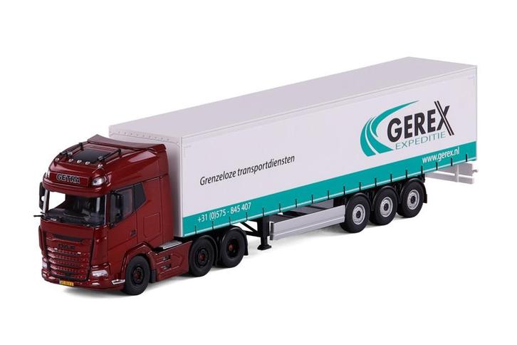 DAF XG+ met Schuifzeiloplegger - Getra Transport, Hobby en Vrije tijd, Modelauto's | 1:50, Nieuw, Bus of Vrachtwagen, Overige merken