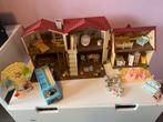 Sylvanian Families Collectie - Huis, Reuzenrad, Schoolbus &, Ophalen, Zo goed als nieuw, Poppenhuis