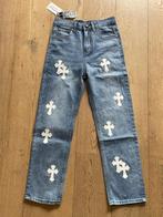 Chrome hearts broek maat 28, Ophalen of Verzenden, Zo goed als nieuw, Blauw, W32 (confectie 46) of kleiner
