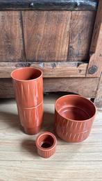 Terracotta servies segaformo, Huis en Inrichting, Keuken | Servies, Ophalen of Verzenden, Zo goed als nieuw, Aardewerk, Overige stijlen