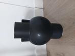 Zwarte vaas 25 cm hoog, Ophalen, Zo goed als nieuw, Zwart, Minder dan 50 cm