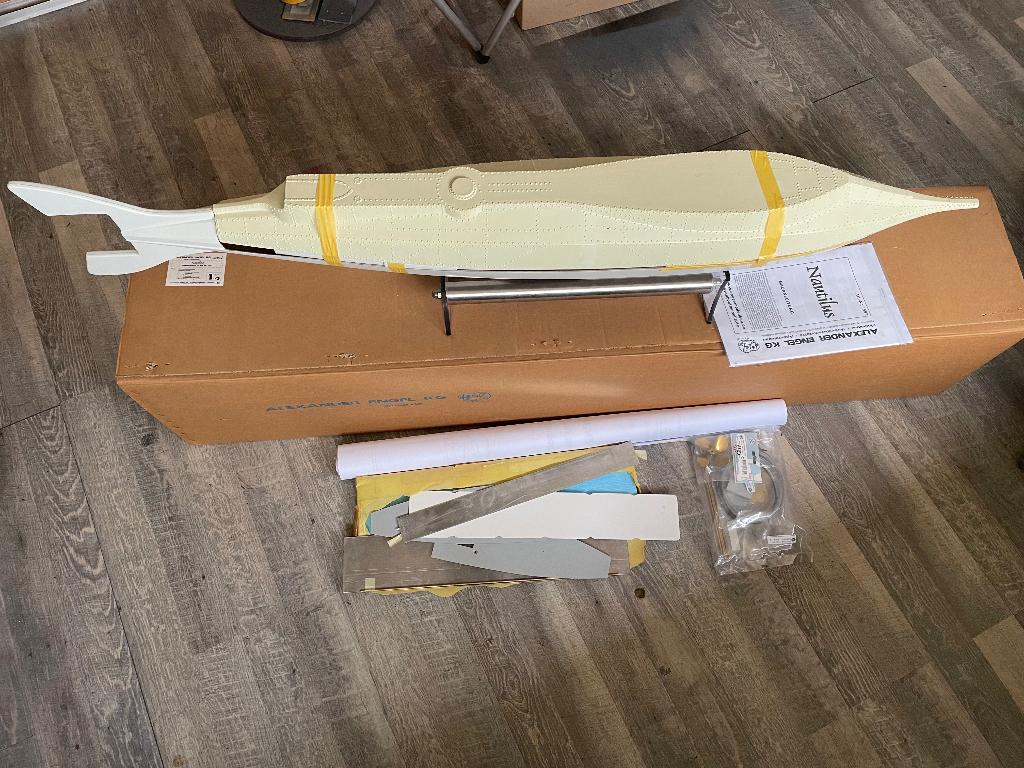 Nautilus onderzeeboot model van Engel-Modellbau, Ophalen of Verzenden, Zo goed als nieuw