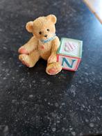 Cherished Teddies- Bear with ABC N-block, Ophalen of Verzenden, Nieuw, Beeldje, Cherished Teddies