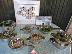 Luxe pannenset te koop + messenset, Ophalen of Verzenden, Nieuw