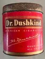 Blikje van Dr. Dushkind (American Cigarettes), Ophalen of Verzenden