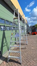 Bordestrap werkplaatstrap trap magazijntrap 10 en 11 treden, Doe-het-zelf en Verbouw, Ladders en Trappen, Ophalen, Gebruikt, Trap