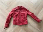 Rood leren jas maat 38 gevoerd, Kleding | Dames, Ophalen of Verzenden, Gedragen, Maat 38/40 (M), Rood