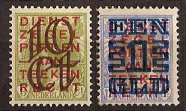 Nederland NVPH nr 132/3 postfris Opruimingsuitgifte 1923, Postzegels en Munten, Postzegels | Nederland, Postfris, T/m 1940, Verzenden