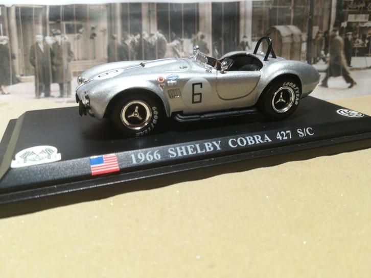 1966 Shelby Cobra 427 S/C 1:43 Delprado Racing Cars, Hobby en Vrije tijd, Modelauto's | 1:43, Zo goed als nieuw, Auto, Overige merken