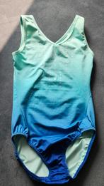 Turnpak blauw groenig, Gebruikt, Blauw, Ophalen of Verzenden, Turnpak(je)