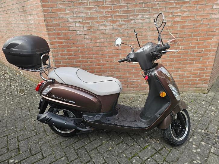 SYM Fiddle 2, Fietsen en Brommers, Scooters | SYM, Gebruikt, Fiddle, Maximaal 45 km/u, Benzine, Ophalen