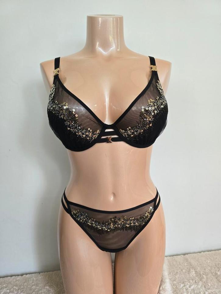 Nieuw chantelle X bh 85c 70d 75d 80d 85d 75e 80e 75f 80f 75g, Kleding | Dames, Ondergoed en Lingerie, BH, Zwart, Ophalen of Verzenden