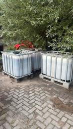 IBC 600 liter, Tuin en Terras, Regentonnen, 150 liter of meer, Ophalen of Verzenden, Zo goed als nieuw, Kunststof