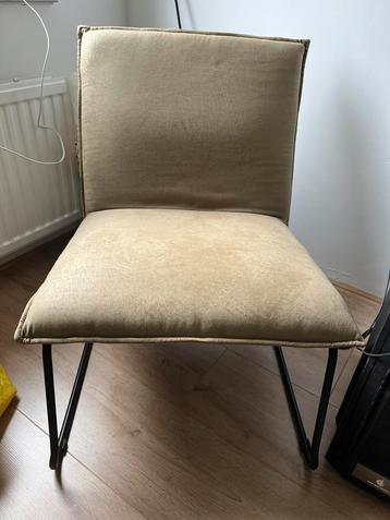 Olijfgroene fauteuil microleder beschikbaar voor biedingen