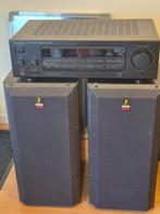 Kenwood Versterker met B&W Speakers & Samson Statieven, Ophalen, Gebruikt, Speakers, Losse componenten