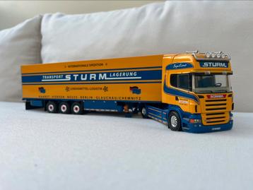 Tekno Scania R500 Sturm met koeloplegger beschikbaar voor biedingen