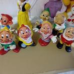 Grote rubberen sneeuwwitje en zeven dwergen, Verzamelen, Disney, Verzenden, Sneeuwwitje of Doornroosje, Zo goed als nieuw, Beeldje of Figuurtje