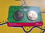 2 euro + 10 jaar Week van het Geld Penning 2021 in coincard, Ophalen of Verzenden, Euro's