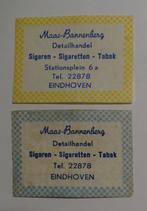 MAAS - BANNENBERG   Detailhandel   Sigaren Tabak  EINDHOVEN, Verzamelen, Rookartikelen, Aanstekers en Luciferdoosjes, Verzenden