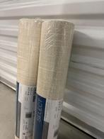 2 Rollen Behang - Linnenlook Super Kwaliteit, Ophalen of Verzenden, 10 tot 25 m², Beige
