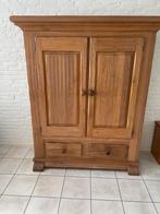 Mooi eiken eettafel/stoelen, grote kast, salontafel, tv kast, Ophalen, Gebruikt
