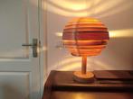 Midcentury houten tafellamp van Hans- Agne Jakobsson Zweden, Huis en Inrichting, Lampen | Vloerlampen, Design, Hout, Ophalen of Verzenden