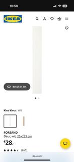 Forsand witte ikea pax deur nieuw in doos 25/229, Huis en Inrichting, Kasten | Kledingkasten, Ophalen, 200 cm of meer, Nieuw, 50 tot 100 cm