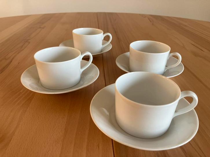 Arabia Kaj Franck 4 espresso kop en schotels, Antiek en Kunst, Antiek | Servies los, Ophalen of Verzenden