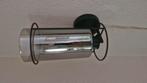 Twee wandlampen incl peertje, Huis en Inrichting, Lampen | Wandlampen, Ophalen, Zo goed als nieuw, Glas, Industrieel modern