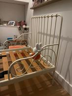 Bed 80x137-200, Huis en Inrichting, Slaapkamer | Bedden, Ophalen, Eenpersoons, Wit, Metaal