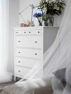 Fijne hoge Ikea Hemnes ladekast, Huis en Inrichting, Kasten | Ladekasten, Gebruikt, 3 of 4 laden, Minder dan 100 cm, 25 tot 50 cm