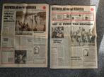 Kranten Elfstedentocht 1985, Verzamelen, Tijdschriften, Kranten en Knipsels, Ophalen of Verzenden